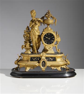 Napoleon III. Pendule, Philippe H. Mourey (1840-1910), das Werk Japy Freres  &  Cie, Frankreich, um 1870/80 - Autumn auction