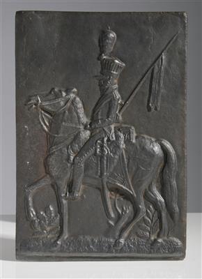 Relief mit Ulanen zu Pferd, Anfang 19. Jahrhundert - Herbstauktion