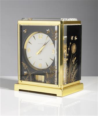 Tischuhr, Jaeger LeCoultre, Atmos "Bienen  &  Gräser", Schweiz, um 1970 - Autumn auction