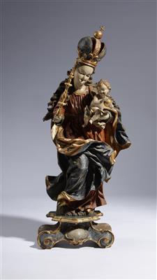 Madonna mit Christuskind im Barockstil, 3. Viertel 20. Jahrhundert - 