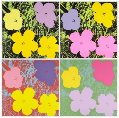 Nach/after Andy Warhol, 4 Bilder: - Graphik & Multiples
