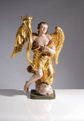 Barocker Leuchterengel, Österreich/Süddeutsch, 18. Jahrhundert - Fall Auction
