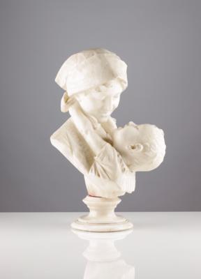 Büste einer Mutter mit Kind, Italien, Ende 19. Jahrhundert - Spring auction