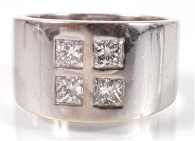 Diamantring zus. ca. 1,70 ct - Um?ní, starožitnosti, šperky