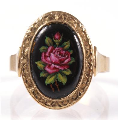 Damenring, Gold 585 - Antiques, art and jewellery