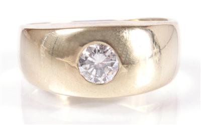 Solitärring ca. 0,50 ct, - Antiques, art and jewellery