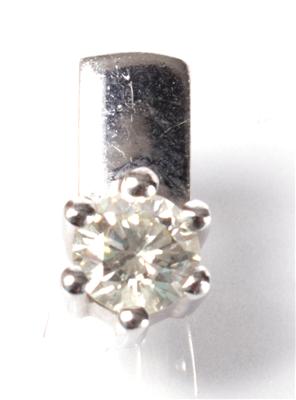 Brillantanhänger ca. 0,50 ct - Arte, antiquariato e gioielli