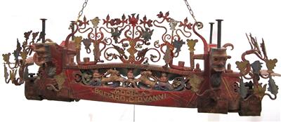 Wagenachse - sogenannte Carretta, wohl Sizilien 19. Jhdt. - Kunst, Antiquitäten und Schmuck mit Sonderteil Spielzeug und Modelleisenbahnen