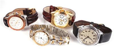 4 Armbanduhren a) SECTOR - ADV 1000 - Antiques, art and jewellery