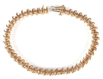 Brillantarmband, zus. ca.2,80 ct - Arte, antiquariato e gioielli