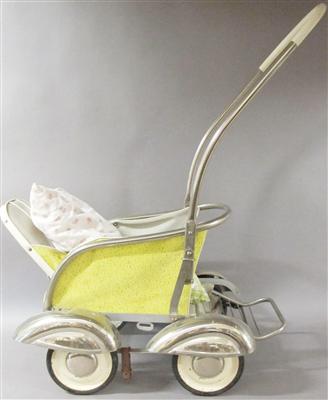 1 Puppenwagen mit gummibereiften Rädern - Kunst, Antiquitäten und Schmuck