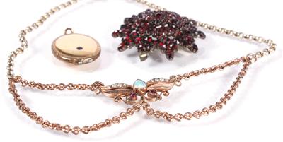 1 Medaillon, 1 Collier - Arte, antiquariato e gioielli