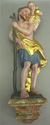 Skulptur "Hl. Christopherus",20. Jhdt. - Antiques, art and jewellery