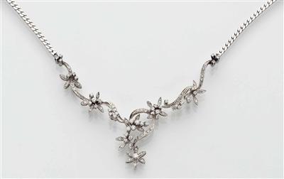 Brillant-Diamantcollier zus. ca. 2,10 ct - Kunst, Antiquitäten und Schmuck