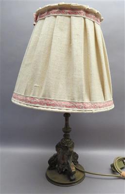 Tischstandlampe unter Verwendung eines barocken Kerzenleuchters - Um?ní, starožitnosti, šperky