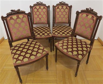 4 Sessel in josefinischer Stilform, 19. Jhdt. - Antiques, art and jewellery