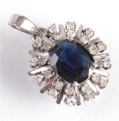 Diamantanhänger zus. ca. 0,20 ct - Arte, antiquariato e gioielli