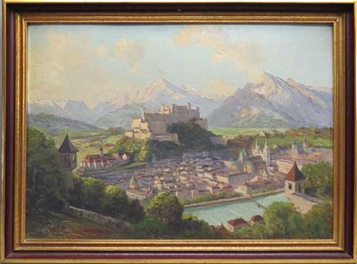 Karl HUBER Salzburger Maler d.20. Jhdts - Antiques, art and jewellery