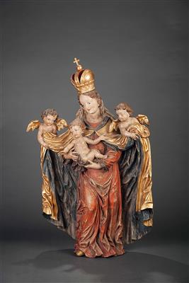 Schutzmantel-Madonna im Barock-Stil, 20. Jhdt. - Antiques, art and jewellery