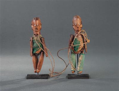 2 Marionettenfiguren - Antiques, art and jewellery