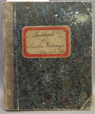 Handgeschriebenes Kochbuch der Amalie GRIESMEJR aus 1886, Salzburg, Sankt Peter Kellerei - Arte, antiquariato e gioielli