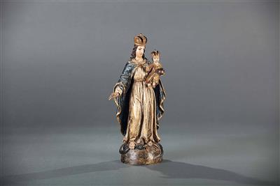 Mondsichel-Madonna mit Kind, um 1800 - Arte, antiquariato e gioielli