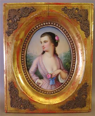 Porzellan-Bildplatte der Biedermeierzeit - Antiques, art and jewellery