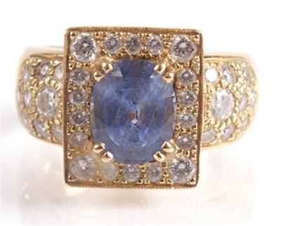 Brillantring zus. ca. 1 ct - Antiques, art and jewellery