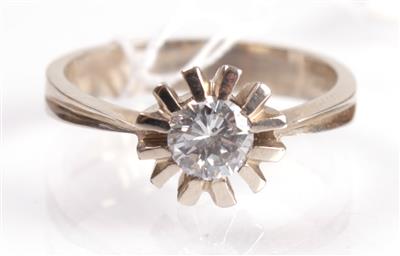 Solitärring ca. 0,50 ct - Antiques, art and jewellery