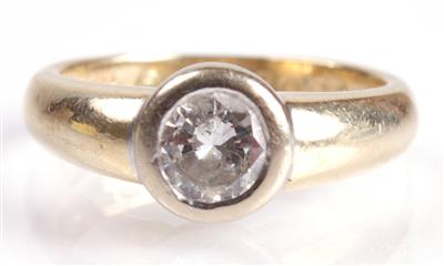 Solitärring ca. 0,50 ct - Antiques, art and jewellery