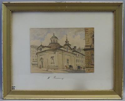 Unbekannter Aquarellist des späten 19. Jhdts. - Arte, antiquariato e gioielli