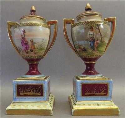 Paar Vasen, Böhmen um 1900 - Kunst, Antiquitäten und Schmuck