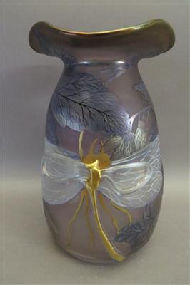 Vase, Glashütte Eisch, Frauenau 1986 - Umění, starožitnosti, šperky