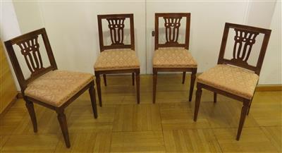 4 Sessel in Josefinischer Stilform - Kunst, Antiquitäten und Schmuck