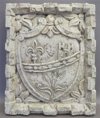 Wappenkartusche, Italien, 19./20. Jhdt. - Kunst, Antiquitäten und Schmuck