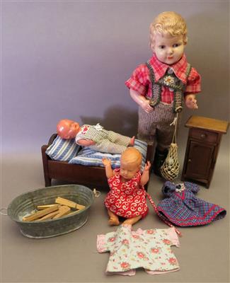 Konvolut mit Puppen - Kunst, Antiquitäten und Schmuck