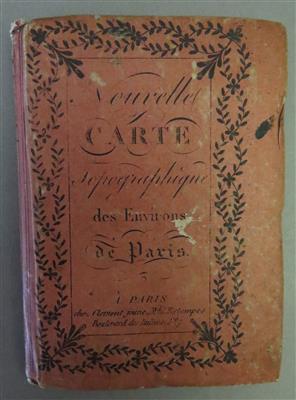 "Nouvelle Carte Topographique des Environs de Paris" - Kunst, Antiquitäten und Schmuck