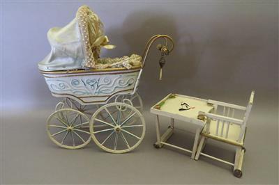 1 Märklin Puppenwagen, ca. 1900 - 1920 - Umění, starožitnosti, šperky