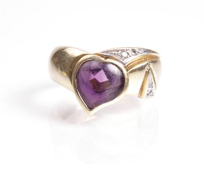 Diamantdamenring - Antiques, art and jewellery