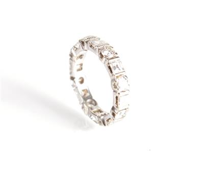 Brillant-Diamantmemoryring zus. ca. 2,40 ct - Kunst, Antiquitäten und Schmuck