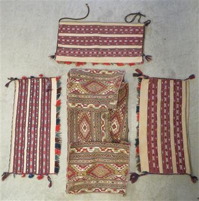 3 gewebte Yomud Torben je ca.45 x 88 cm, Westturkestan, Anfang 20. Jhdt. - Kunst, Antiquitäten und Schmuck