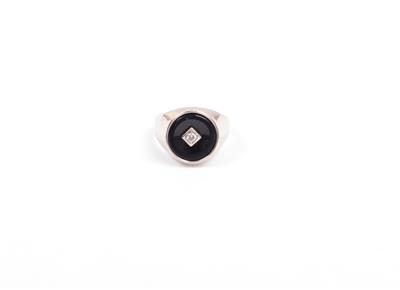 Brillant Onyx Ring - Antiques, art and jewellery