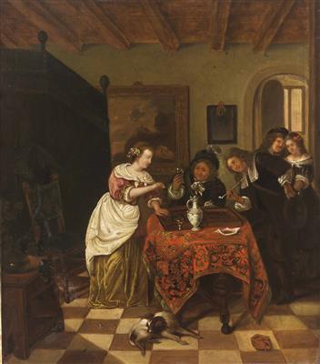 Niederländische Schule - Umkreis Jan Steen - Kunst, Antiquitäten und Schmuck