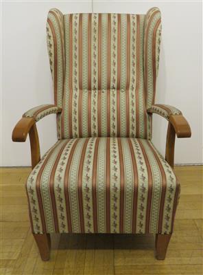 Ohrenfauteuil im Biedermeierstil, 20. Jhdt. - Arte, antiquariato e gioielli