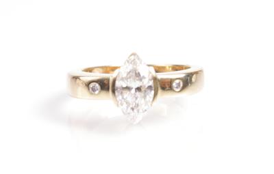 Diamantbrillantdamenring zus.1,34 ct - Arte, antiquariato e gioielli