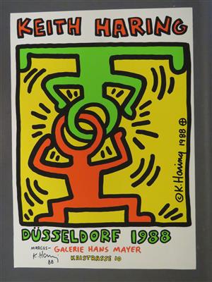 Ausstellungsplakat Keith Haring - Moderní tisky