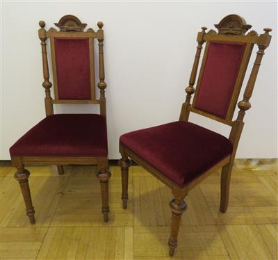 2 Historismus-Sessel um 1880/90 - Kunst, Antiquitäten und Schmuck