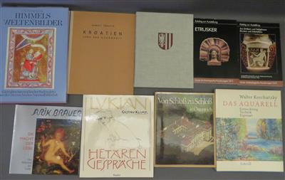 Konvolut von 9 Kunstbüchern 1944 - 2009: - Antiques, art and jewellery