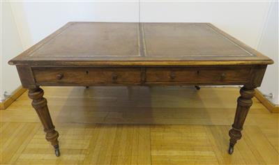 Englischer Schreibtisch - sogenannter Partners-Desk, um 1850/60 - Umění, starožitnosti, šperky