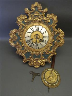 Wanduhr im Barockstil, 20. Jhdt. - Kunst, Antiquitäten und Schmuck